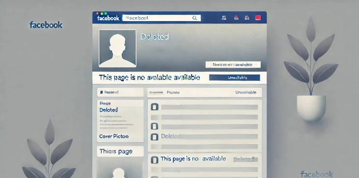 pagina facebook eliminata